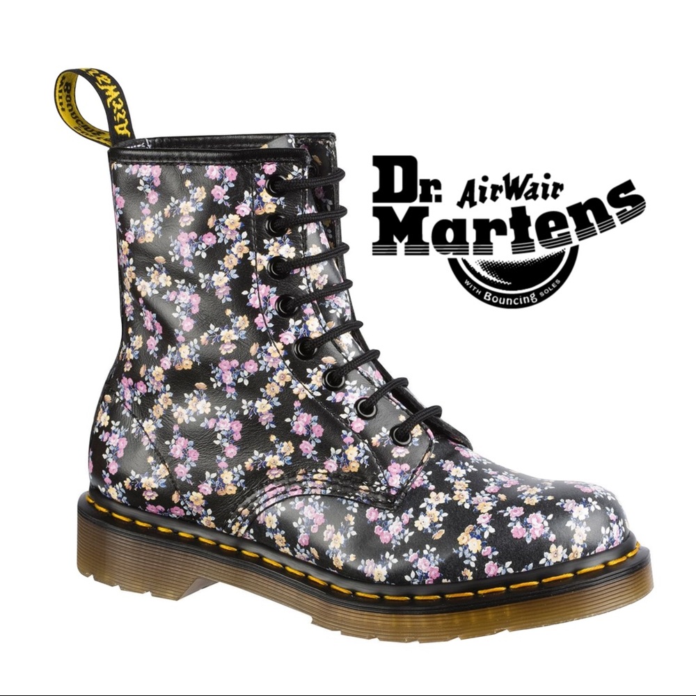 Floral Doc Martens Boots